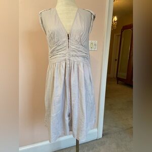 Kenneth Cole All 100% Cotton Gray Casual Summer Dress